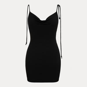 Open back Black dress