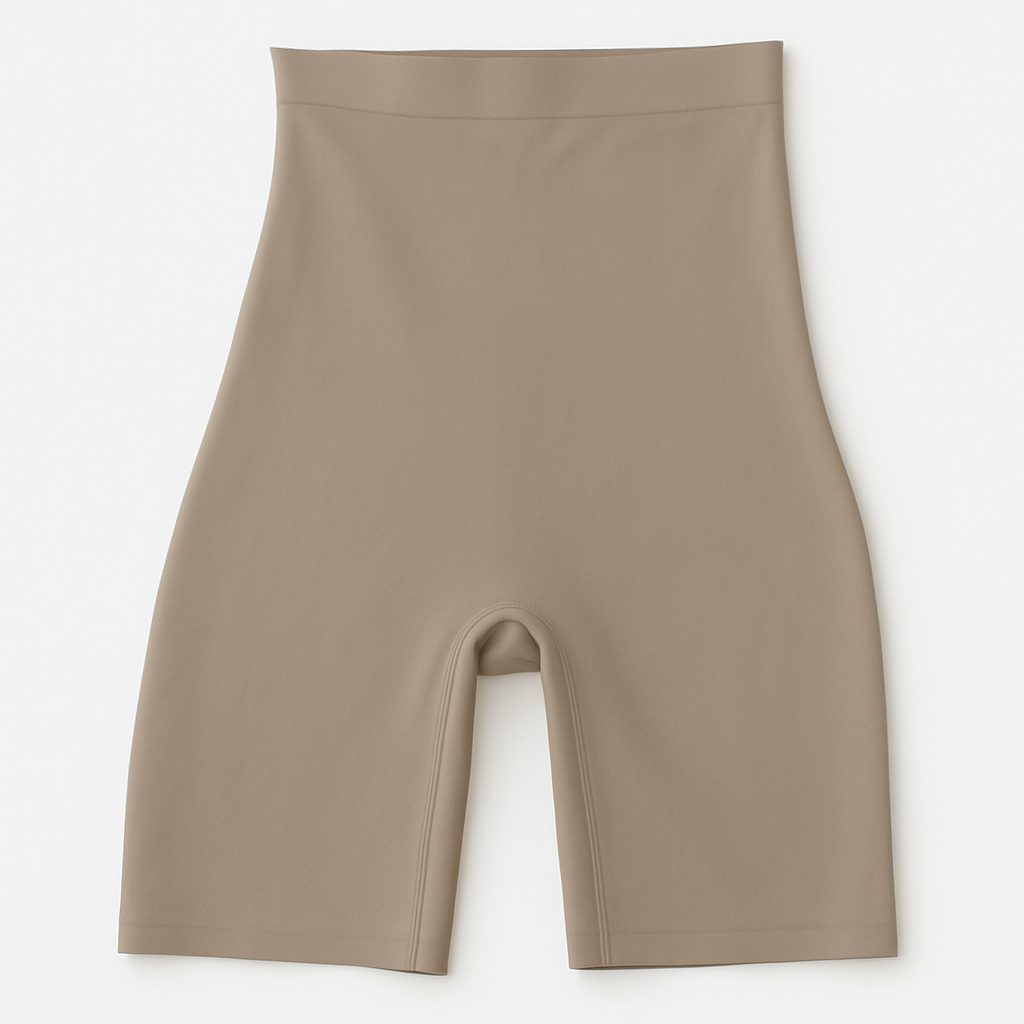 short Recoge todo Talle alto ( Beige)